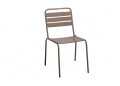Lot de 2 chaises empilables Nomade taupe